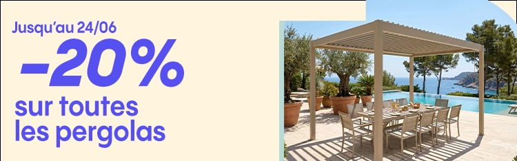Pergola bioclimatique